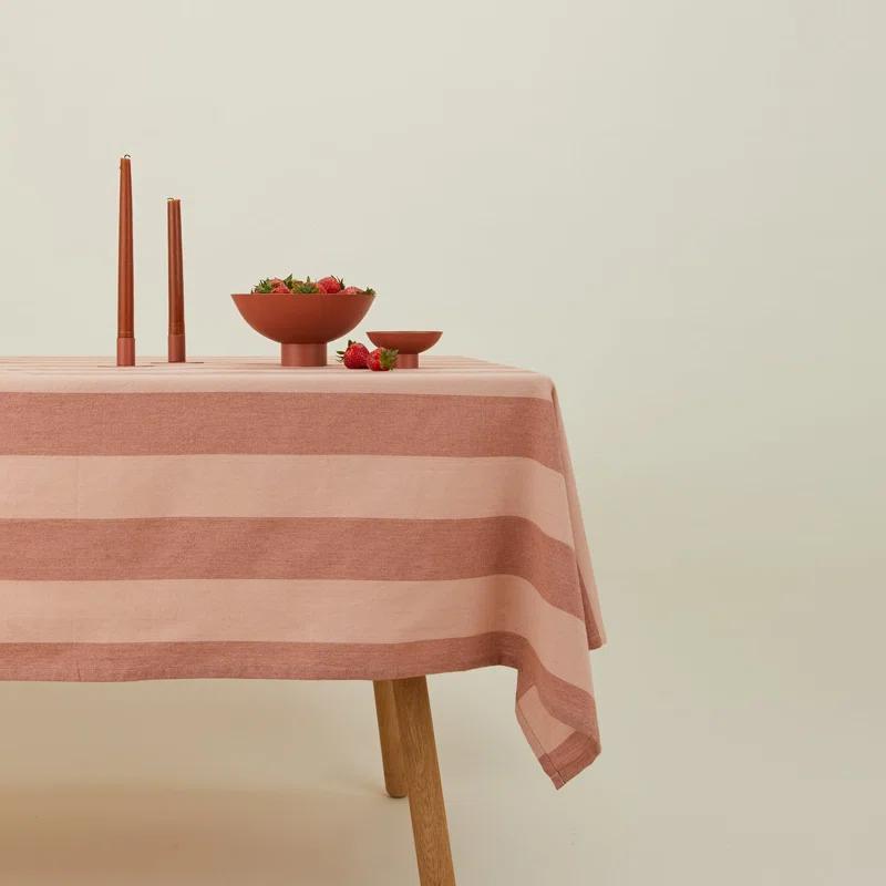 Essential Striped Tablecloth