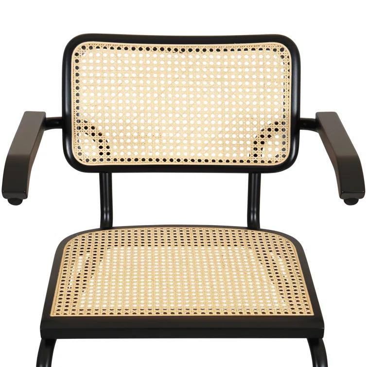 Breuer Chair Company Marcel Breuer Cesca Cane Cantilever Dining Armchair Arm Chair