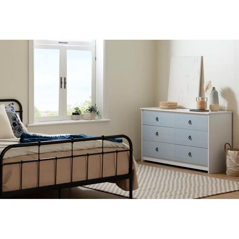 South Shore Plenny 6-Drawer Dresser Storage Unit