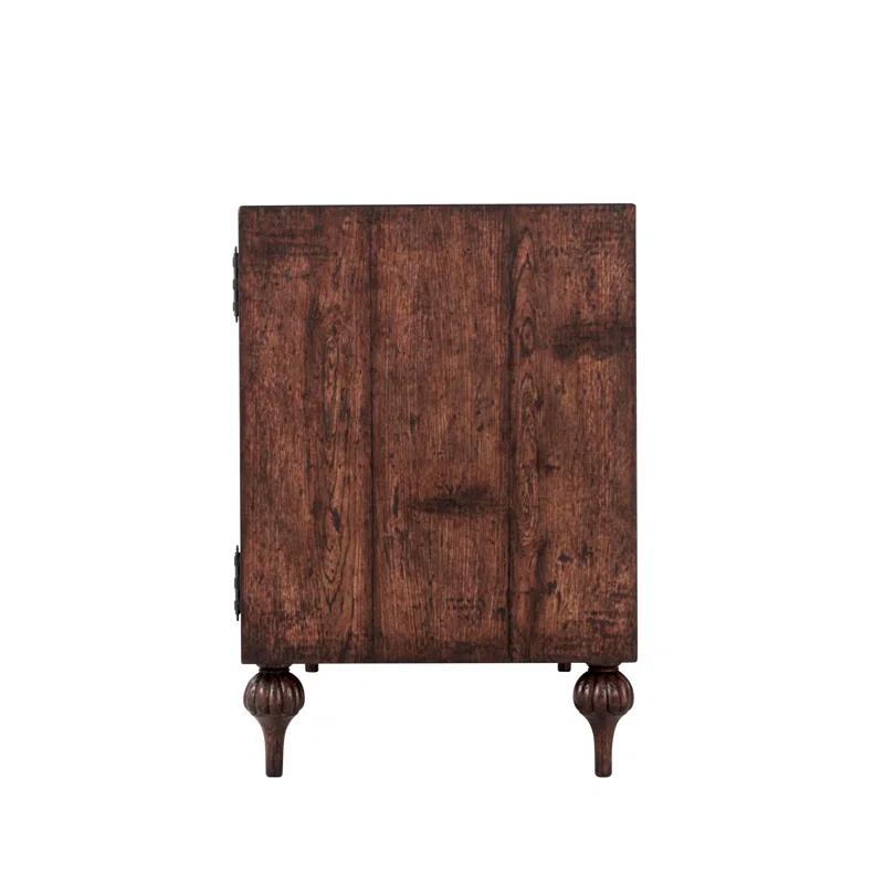 Althorp - Victory Oak Solid Wood Accent Cabinet