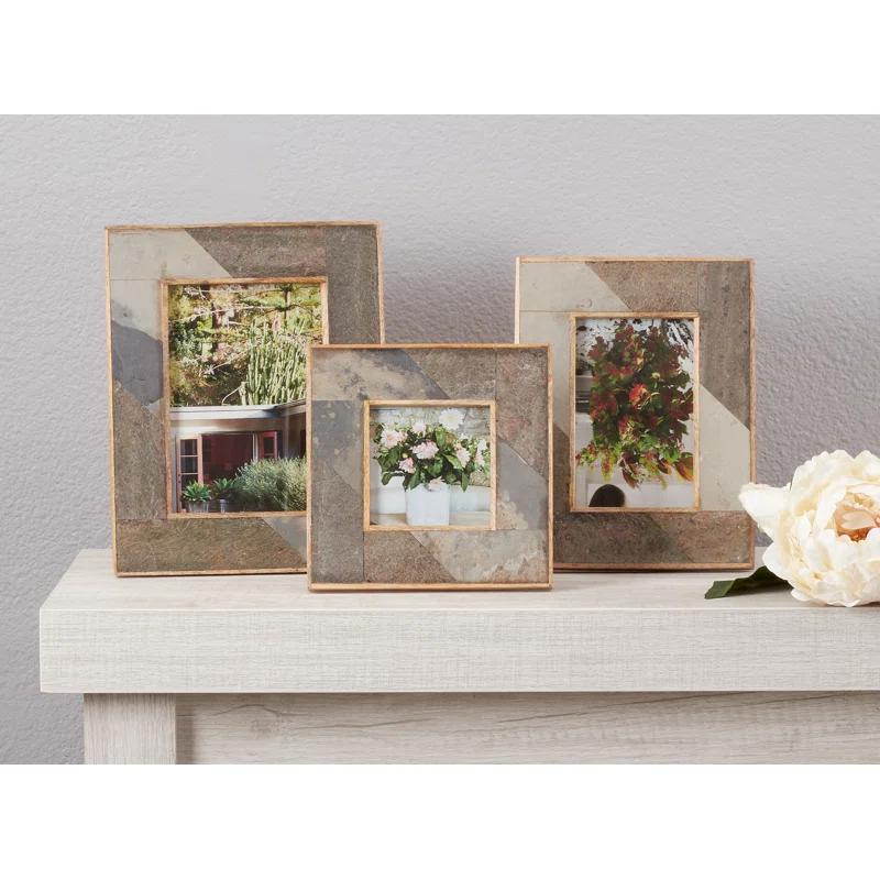 Saro Ardoise Collection Wood Picture Frame