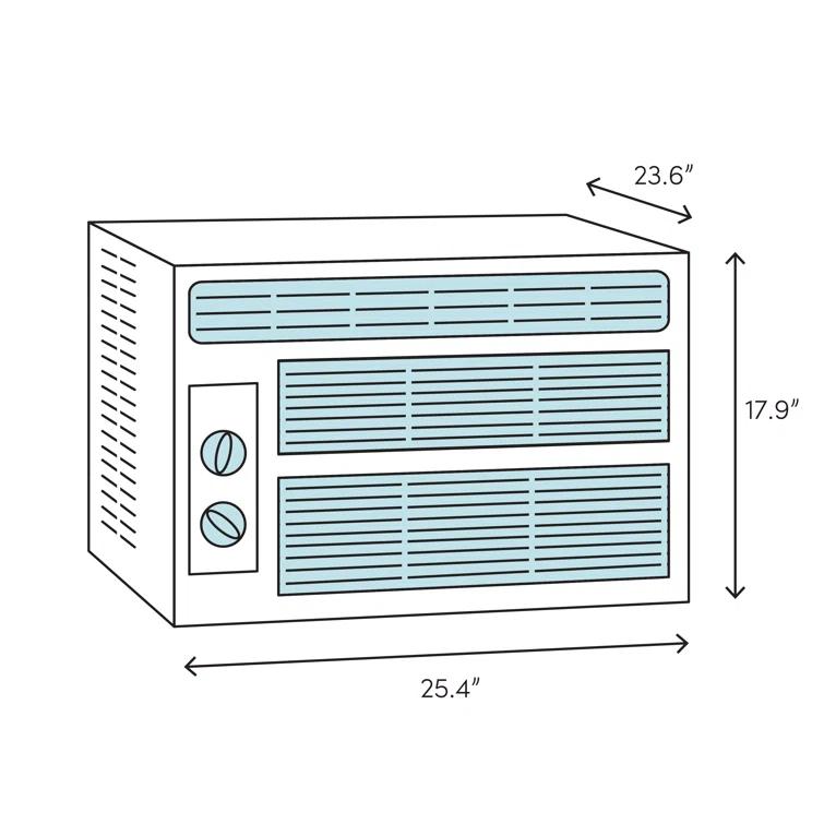 Amana 15000 BTU Window Air Conditioner for 1500 Square Feet with Remote Included