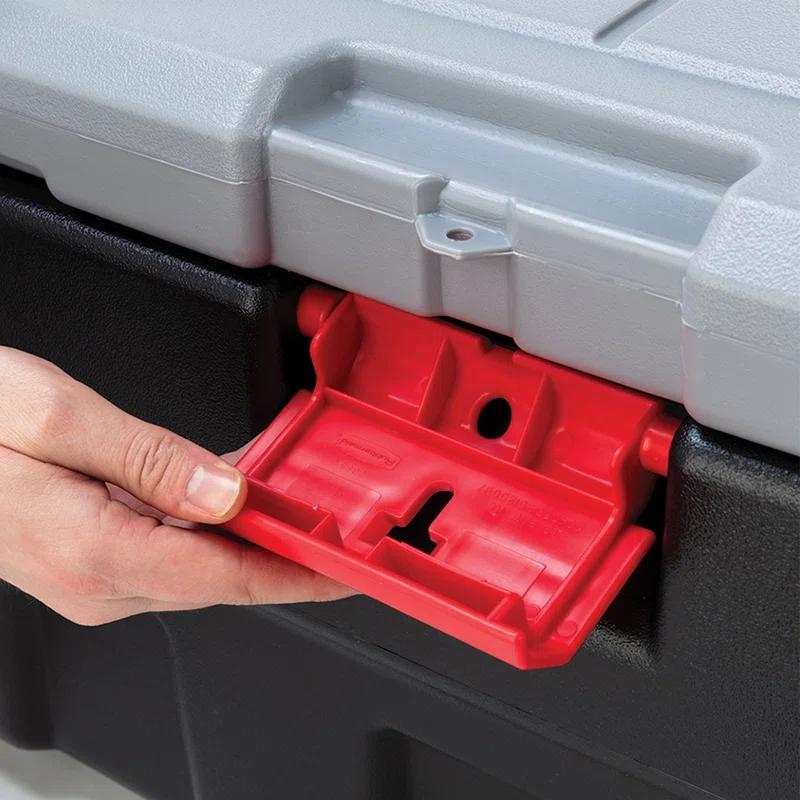 Rubbermaid Rubbermaid 35 Gal Action Packer Heavy Duty Storage Tote with Lockable Lid
