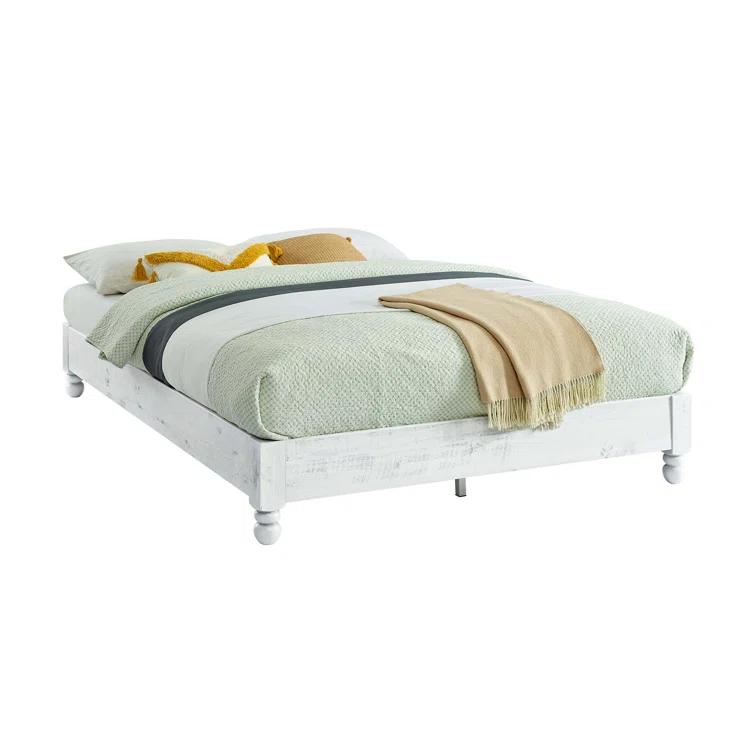 MUSEHOMEINC 12" Wood Bed Frame