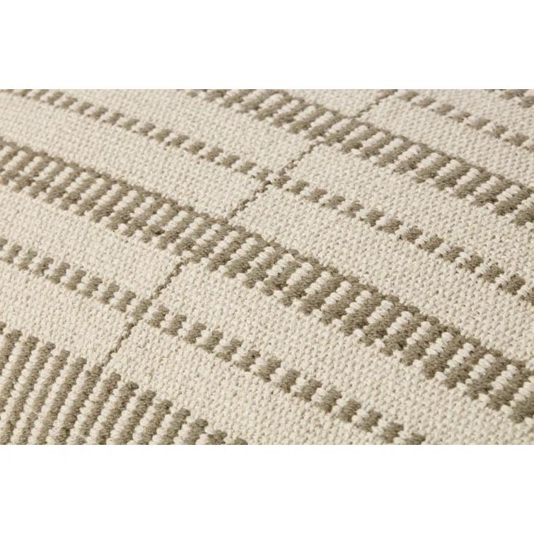 Marion Pillow by Magnolia Home by Joanna Gaines X Loloi - Sage and Beige / Down