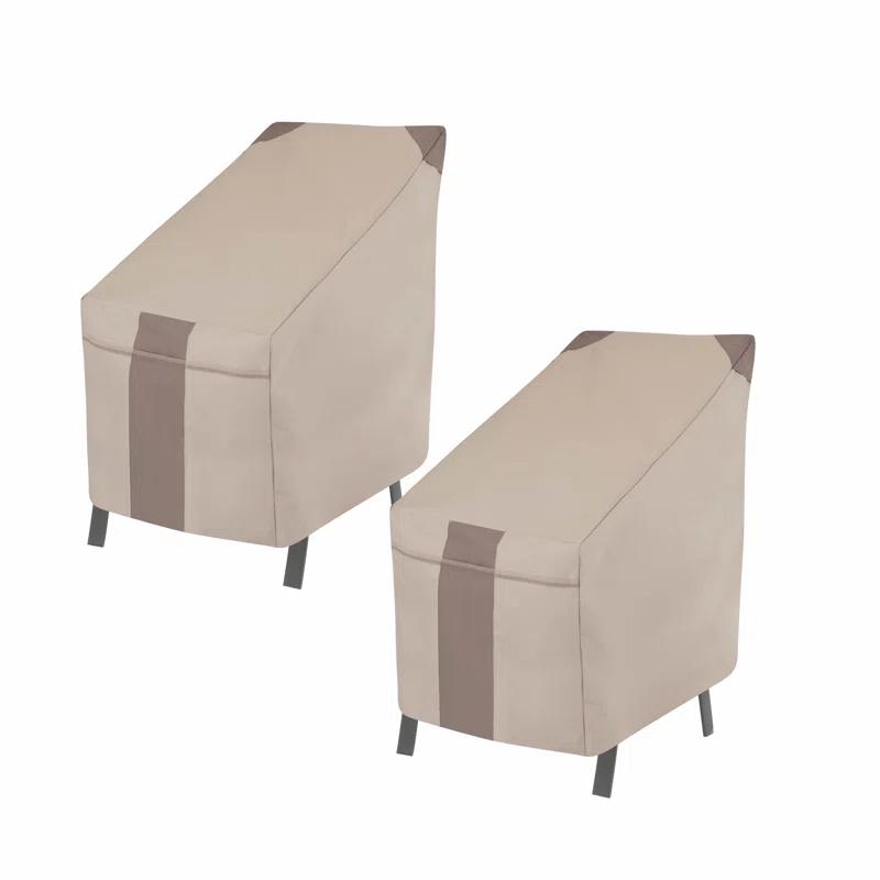 Modern Leisure Modern Leisure Monterey Patio Swivel Lounge Chair Cover, 2-Pack, 37.5"L x 39.25"W x 38.5"H, Beige (Set of 2)