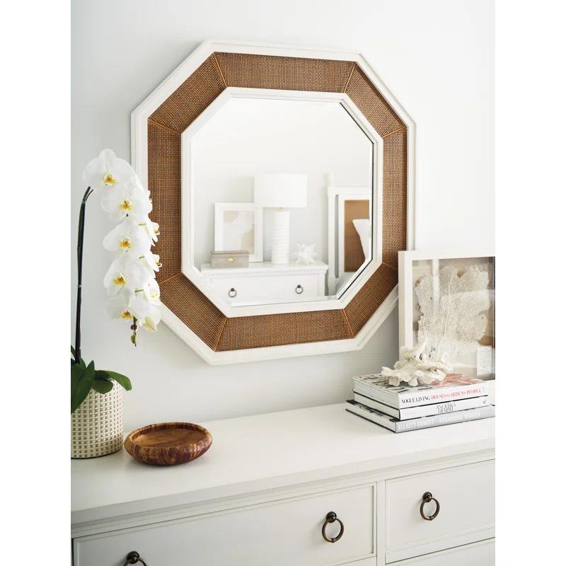 Barclay Butera Laguna Wood Flat Wall Mirror