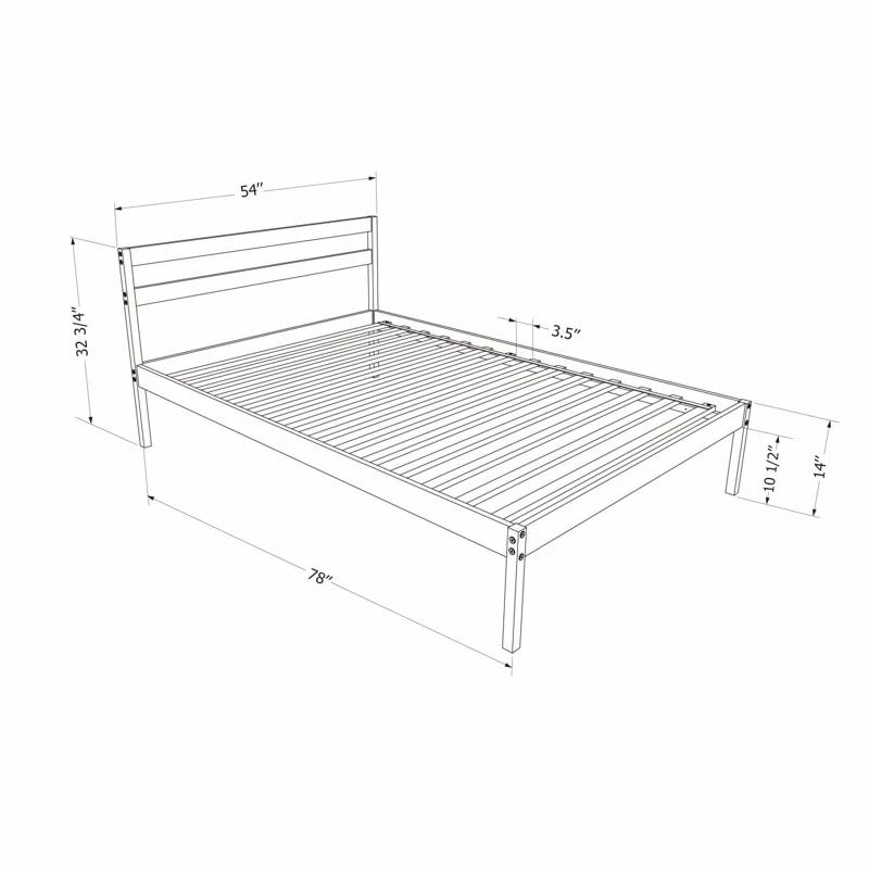 South Shore Sweedi Platform Standard Bed by South Shore