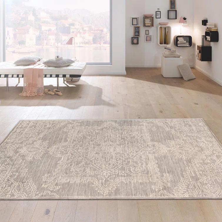 Pasargad Hand Tufted Viscose Washable Oriental Indoor Rug