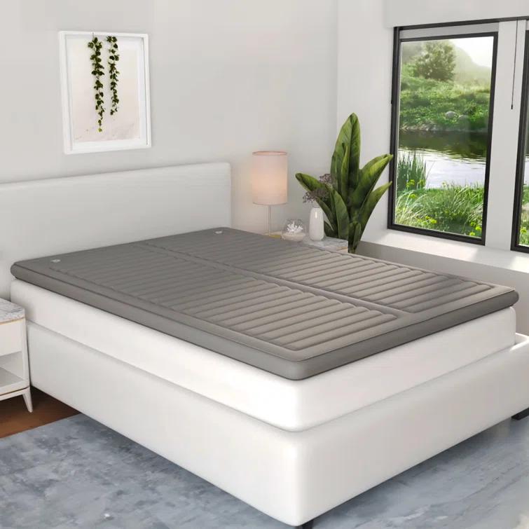 Boyd Sleep Boyd Sleep TopAire Supreme Dual Adjustable Inflatable 4”Mattress Topper,