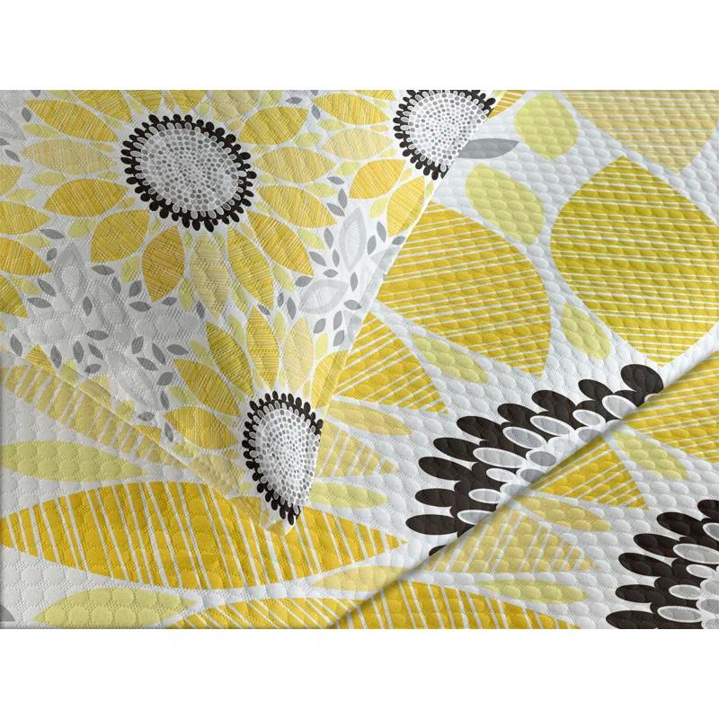 Ambesonne Ambesonne Yellow Bedspread Sun Flower Nature