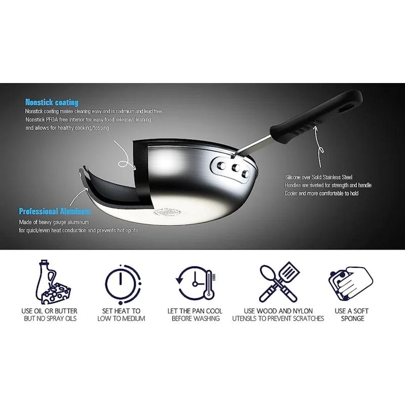 Cooks Standard Cooks Standard Professional Sauté Pan Nonstick Aluminum Frying Pan