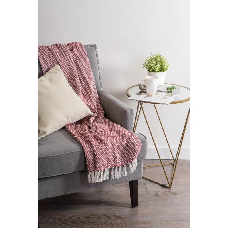 Design Imports Hand Woven Throw Blanket