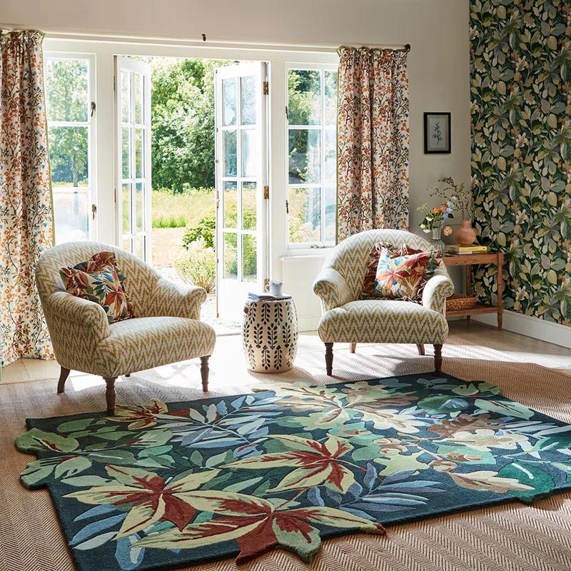 Wool Floral Rug