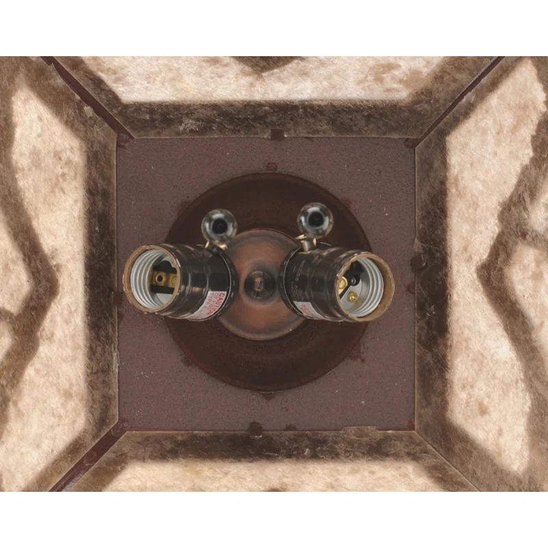 Rustic Lodge 2 - Light Rust Single Pendant