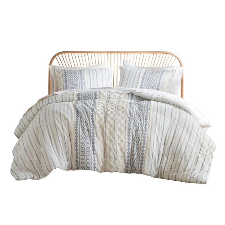 INK+IVY Imani Cotton Printed Duvet Cover Set