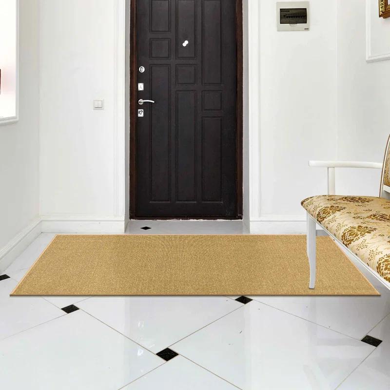 Ottomanson Ottohome Non-Slip Solid Area Rug For Living Room, Hallway Runner, Entryway Rug