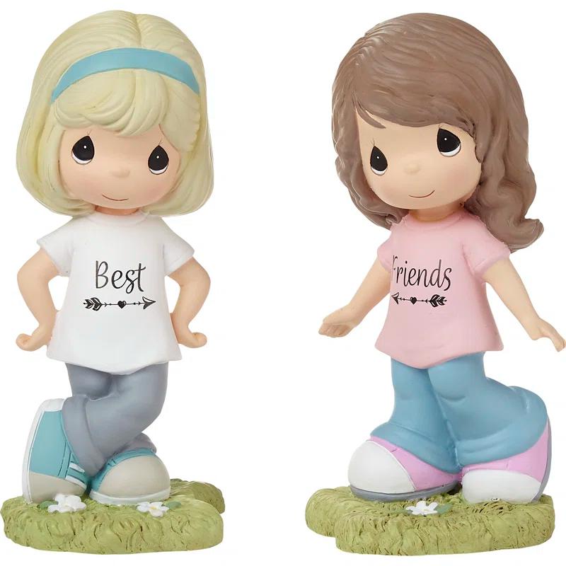 Precious Moments True Friends Are Never Apart 2-Piece Friendship Figurine Set