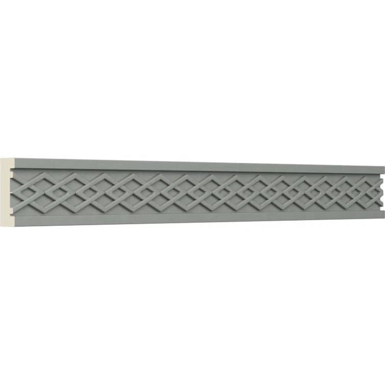 Ekena Millwork 1 1/8"H x 3/8"P x 94 1/2"L, (3/4" Repeat), Swindon Chair Rail (Set of 12)
