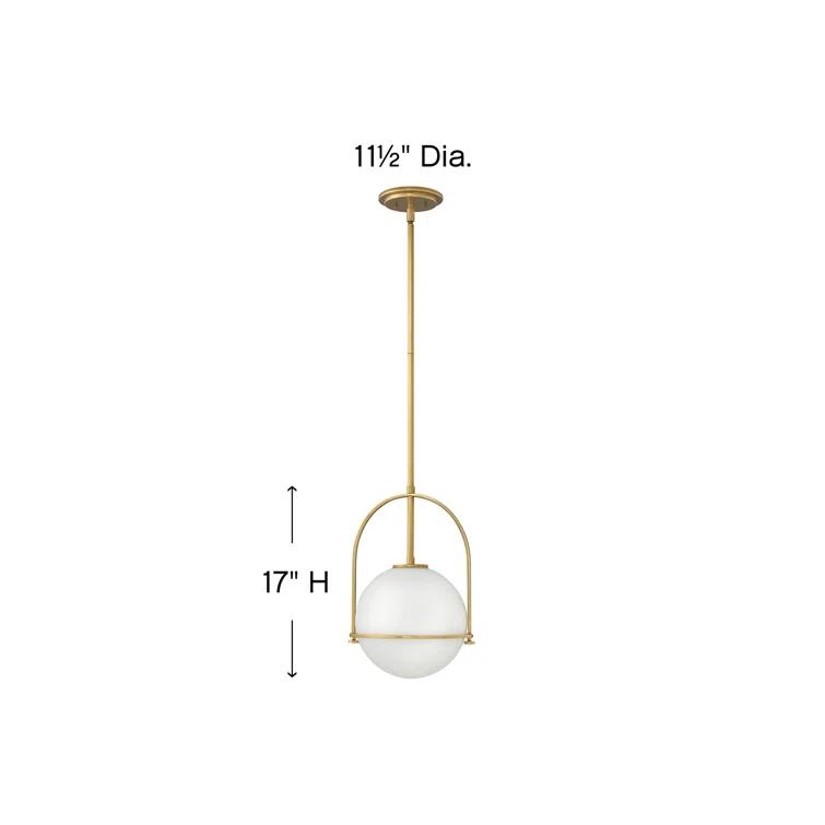 Arie Single Light Pendant w/ Globe Shade