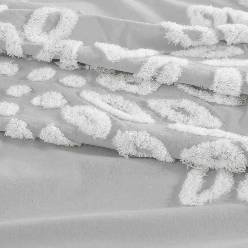 Kelly Clarkson Home Susie Tufted Cotton Chenille Floral Comforter Set