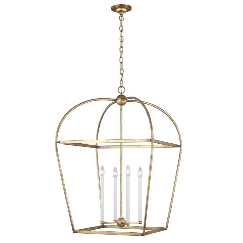 Andy 4 - Light Dimmable Lantern Geometric Chandelier