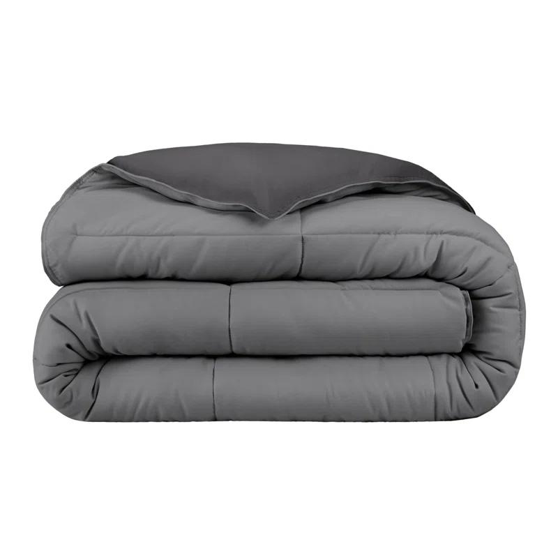 Bare Home Premium Ultra Soft Modern & Contemporary Box Stitch Comforter