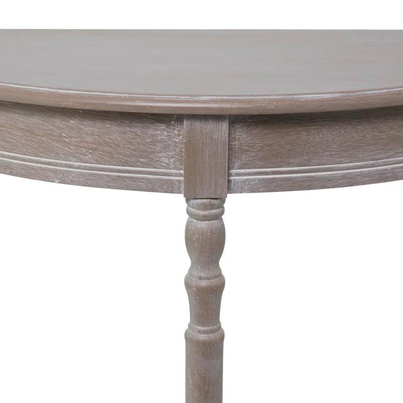 Ophelia & Co. Mcbroom Wood Half Moon 1 Shelf Console Table