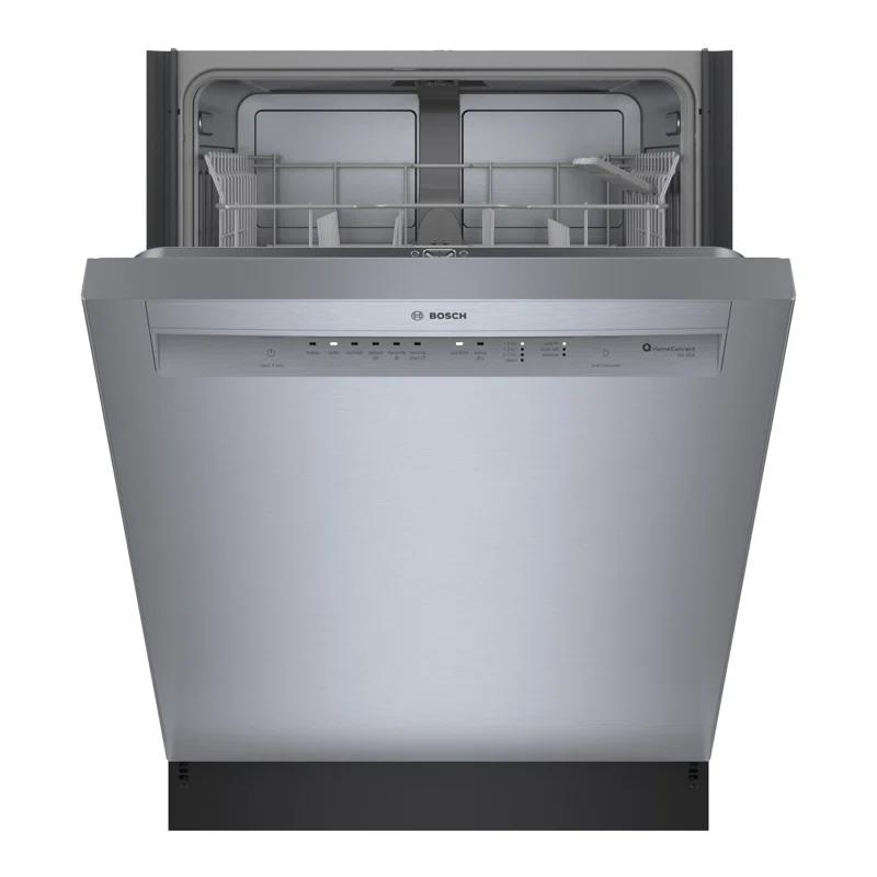 Bosch 800 Series 24" Front Control Built-In Dishwasher with Hybrid Tub SHE3AEM5N