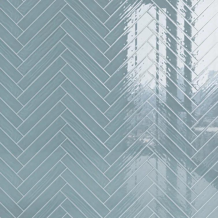 Supreme Tile Nova 1.97 in. X 11.81 in. Polished Ceramic Subway Wall Tile