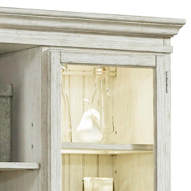 Pulaski Furniture Display Curio Cabinet in Light Gray