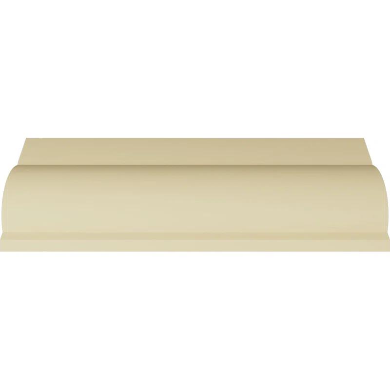 Ekena Millwork 7 3/4"H x 5 1/2"P x 9 1/2"F x 94 1/2"L Odessa Leaf Dentil Crown Moulding