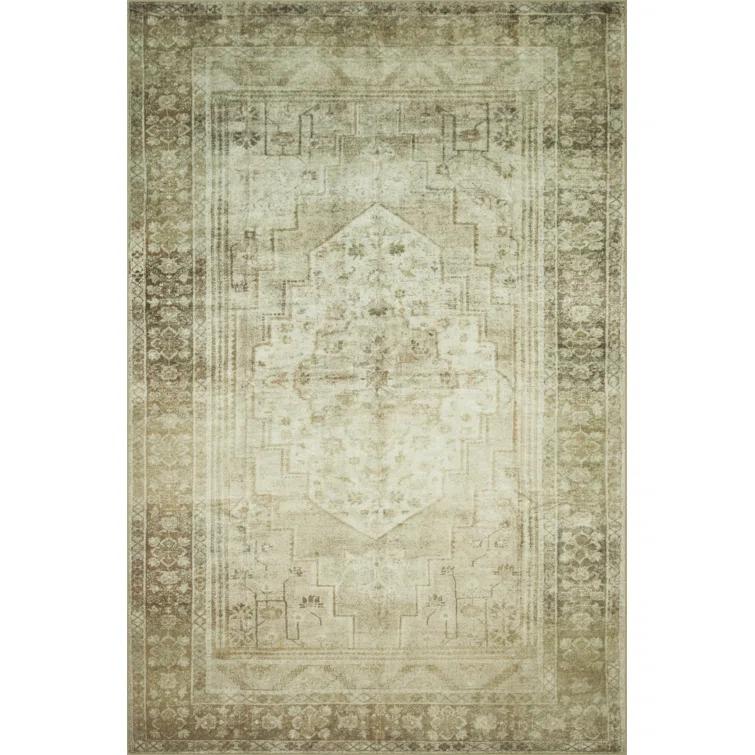 Banks IV Rug by Magnolia Home by Joanna Gaines x Loloi - Natural and Granite / 2'3" x 3'9"