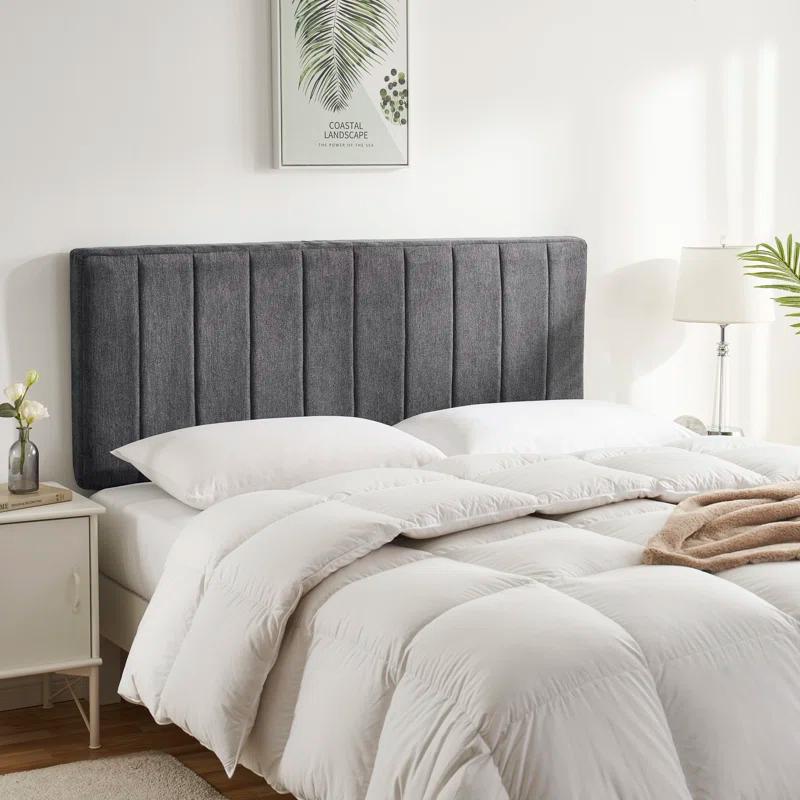 Chastelyne Upholstered Easy Assemble Wall Mounted Headboard
