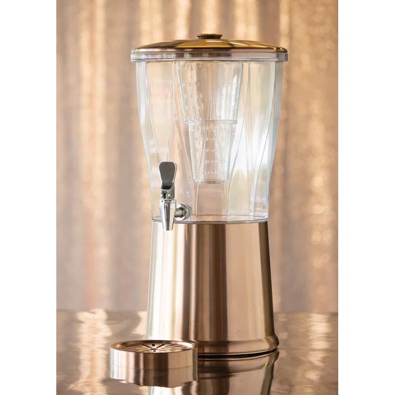 Service Ideas Service Ideas 3 Gallon Beverage Dispenser with Infuser Tube and Stainless Steel Spigot