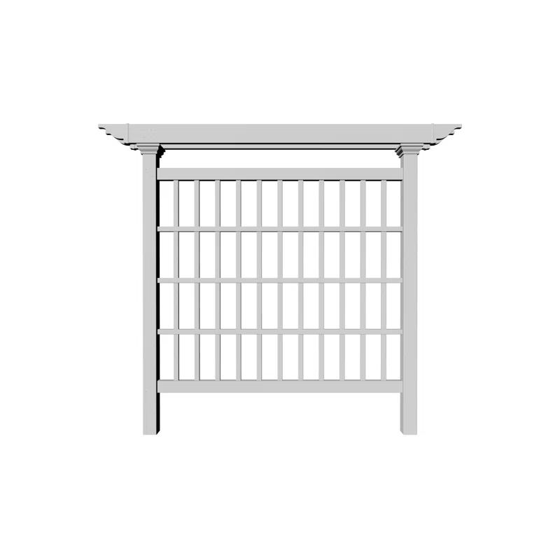 Vita Camden 90'' H x 4'' W Vinyl Lattice Panel Trellis