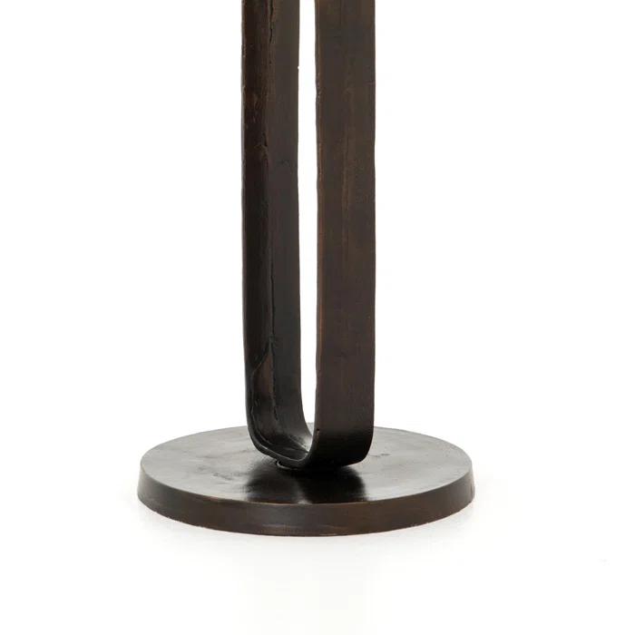 Alethea Indoor / Outdoor Side Table - Antique Rust