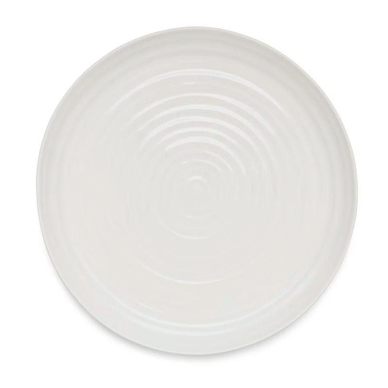 Portmeirion Sophie Conran-White Platter, Round 12"