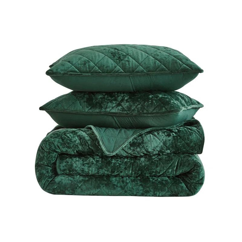 Velvet Quilt Set