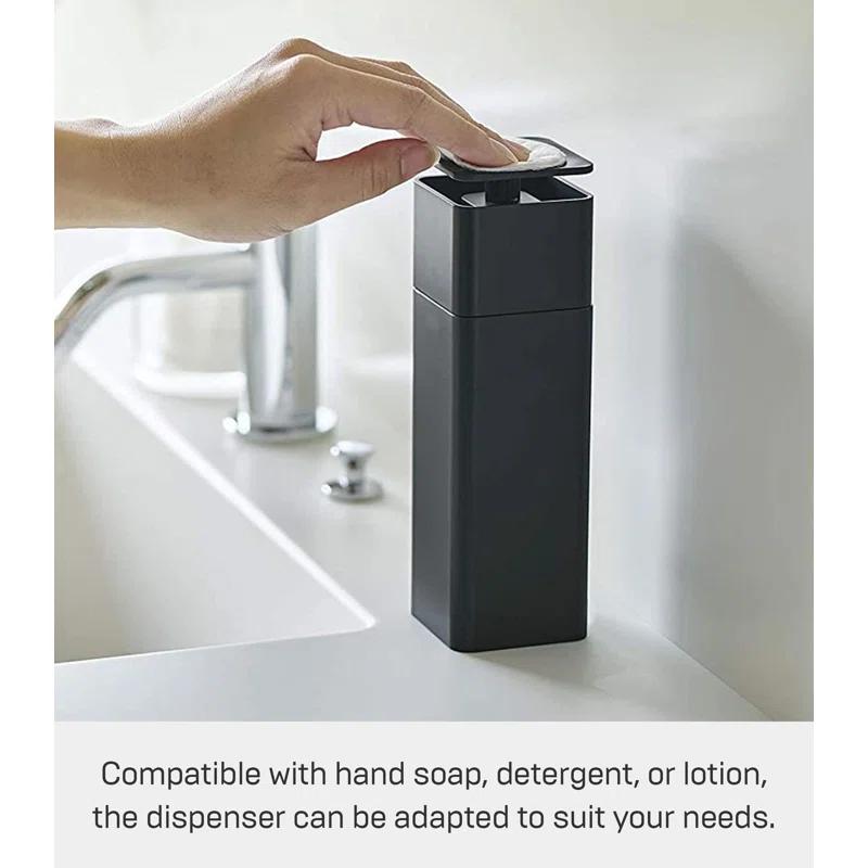 Yamazaki Home One Handed Dispenser, Plastic, 8.5 fluid oz.