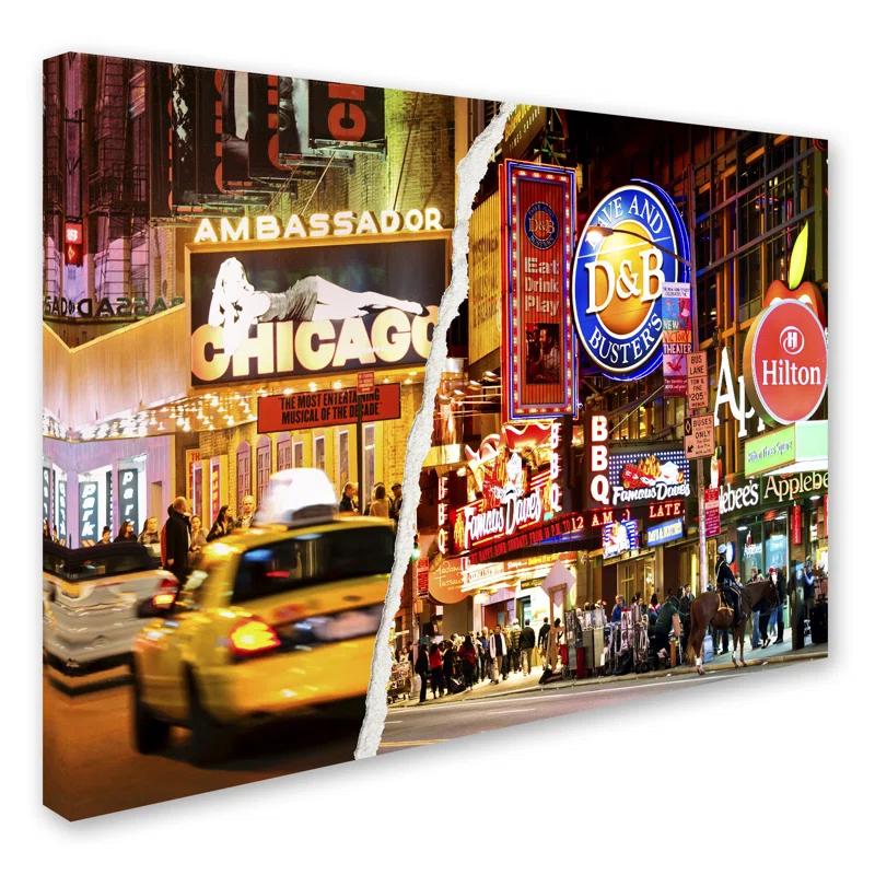 Trademark Fine Art " Times Square Colours " by Philippe Hugonnard