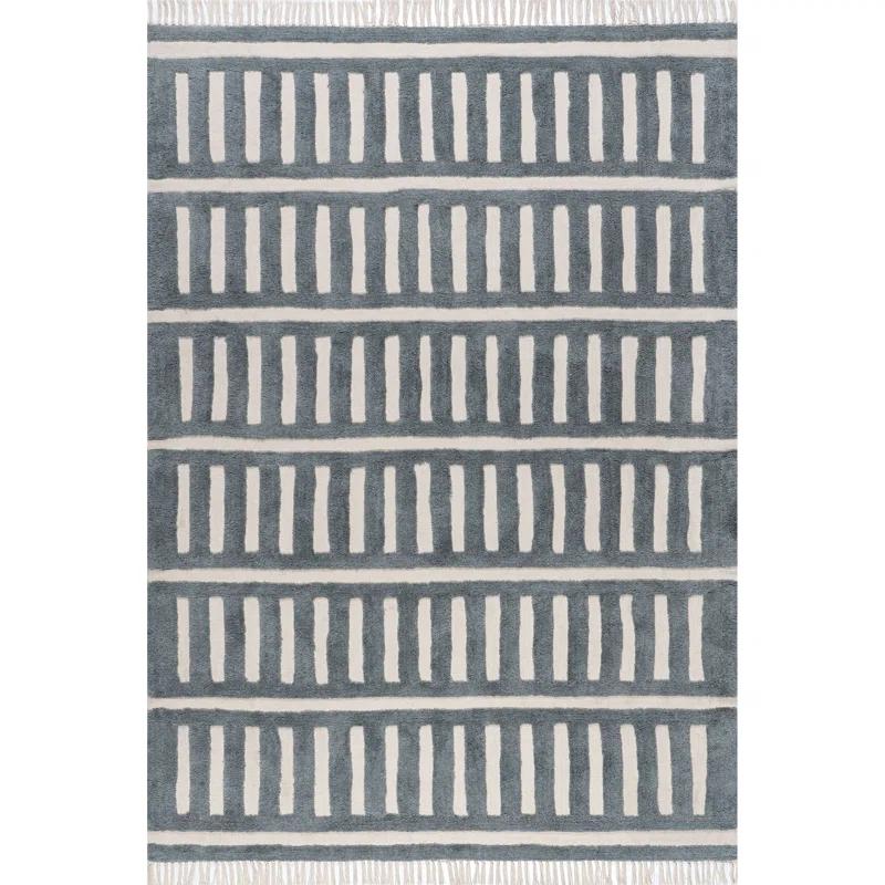 Ebern Designs Merrick Tasseled Wool Area Rug