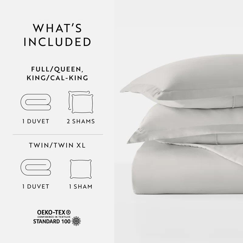 IEnjoy Home Super Soft Double Brushed Duvet Cover Set