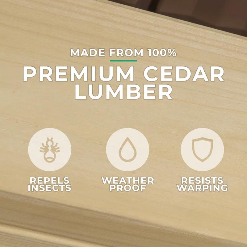 Yardistry 11 x 13 Cedar Carolina Pavilion