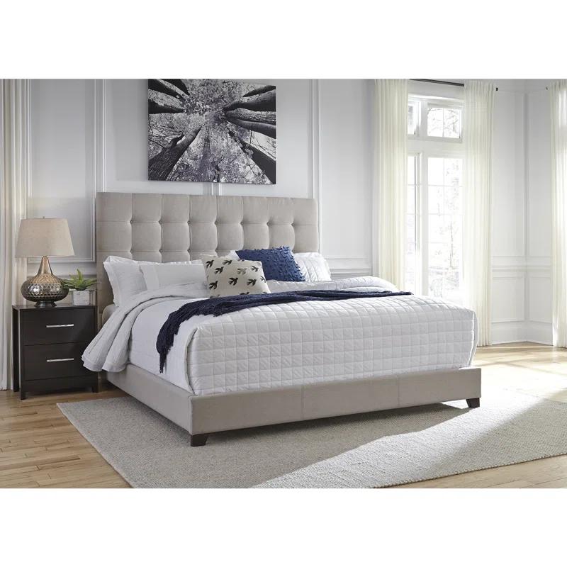 Dolante Tufted Upholstered Low Profile Standard Bed