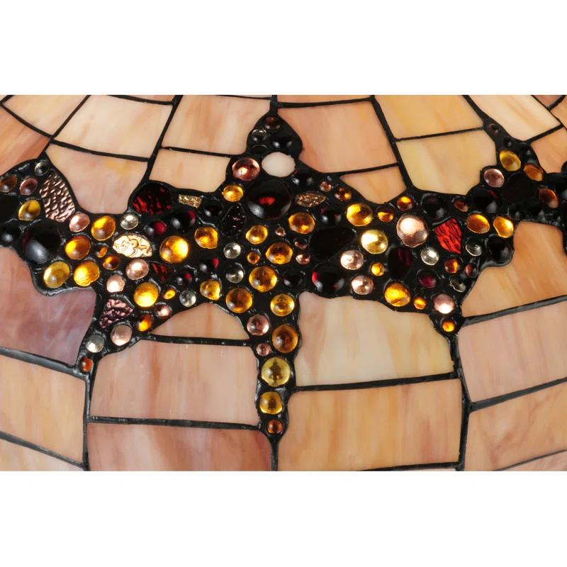 Meyda Tiffany & Stained Glass 66.5'' Mahogany Bronze Novelty Floor Lamp