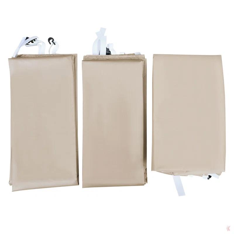 GROUPES 10X30 Pop Up Canopy With Sidewalls, Heavy Duty Outdoor Party Tent With Wheeled Bag, For Patio,Wedding, Backyard