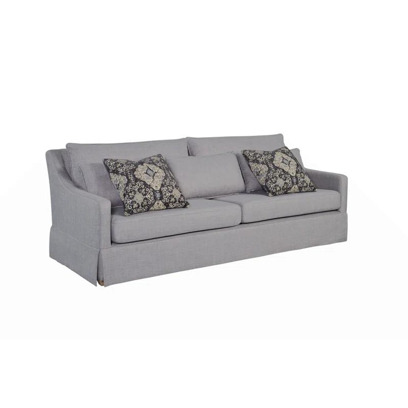 Wildon Home® Sofa With Skirt And Reversable Cushions And 2 Pillows