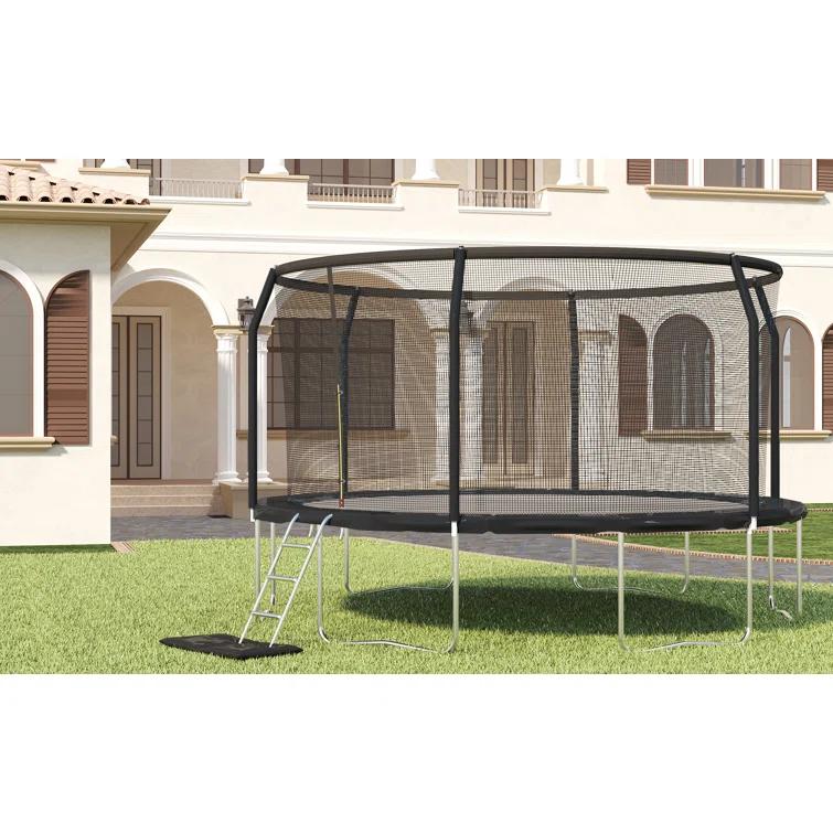 AirZone Play Premier 12' Round Backyard Trampoline with Safety Enclosure
