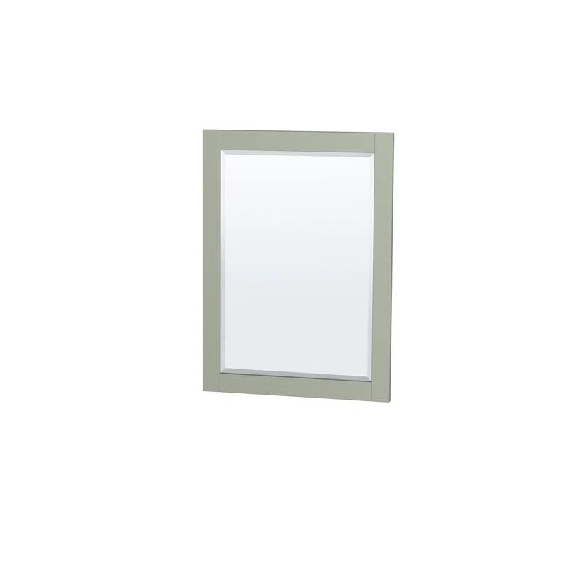 Wyndham Collection Sheffield 29" Freestanding Single Vanity Base Only with 24" Mirror